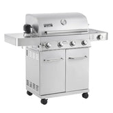 17842 Stainless Steel 4 Burner Propane Gas Grill with Rotisserie