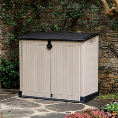 30 Cu. Ft. All-Weather Resin Storage Shed, Beige