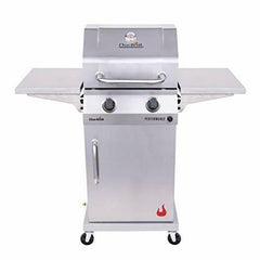 2-Burner Cabinet Style Liquid Propane Gas Grill Stainless Steel Material