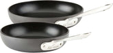 2 Piece Hard Anodized Nonstick Fry Pan Set, Durable Aluminum Skillet Cookware Set for Kitchen Cooking