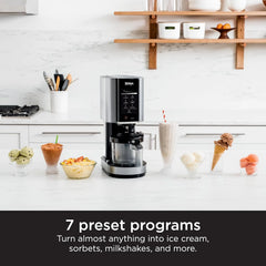 NC301 Ice Cream Maker with 7 One-Touch Programs, 2 Pint Containers and Lids