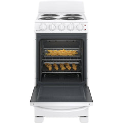 20 in. 4 Burner Element Free-Standing Electric Range in White Configuration B