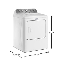 7.0 cu. ft. Vented Gas Dryer in White MGD4500MW