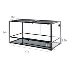 120gallon Extra Large Reptile Terrarium Configuration B