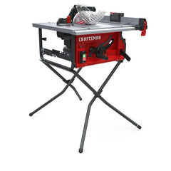 15 Amp Portable Jobsite Table Saw with 10-Inch Carbide-Tipped Blade and Folding Stand