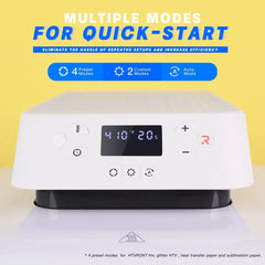 1500W 15"X15" Auto Heat Press Machine for Transfer Vinyl& Sublimation Project