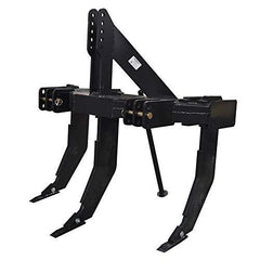 3-Shank Subsoiler Ground Ripper for 3-Point Tractors, Quick Hitch Compatible
