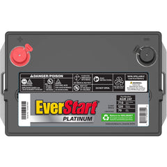 Automotive Battery, Group Size 24F 12 Volt, 750 CCA - MadeInUSA