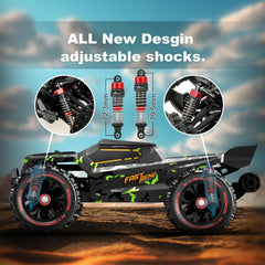 1/16 RTR Brushless Fast RC Cars, 42mph with 2 Batteries