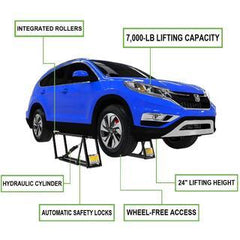 7000TL Portable Car Lift for Trucks& SUVs, 7000 lbs Capacity