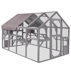 Outdoor Cat Run: Large Cat Enclosure