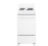 20 in. 4 Burner Element Free-Standing Electric Range in White Configuration B