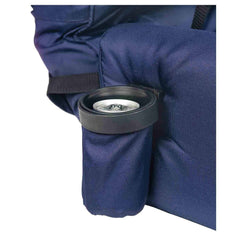 High-Back Portable Seat with Armrests& Pockets, UV-Resistant, Water-Repellent Fabric