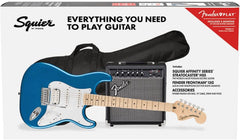 Pack, HSS, Maple Fingerboard, Lake Placid Blue Configuration B