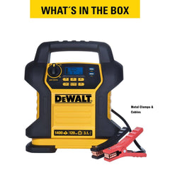 1400 Peak Amp Portable Car Jump Starter with Digital Compressor
