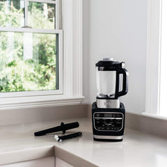 Cold& Hot Blender With 1400 Peak Watts Nonstick Glass Pitcher (HB152), 64 oz, Black Configuration B