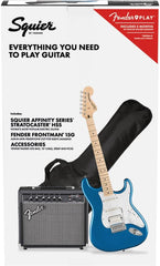 Pack, HSS, Maple Fingerboard, Lake Placid Blue