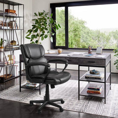 Mid Back Office Chair, Ergonomic Swivel Computer Task Chair for Home Office, Work and Study