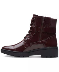 Women's Lace-Up Buckle Ankle Boots, Stylish Casual Boots with Decorative Details for Everyday Wear