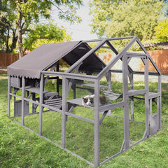 Outdoor Cat Run: Large Cat Enclosure