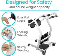 Sit-to-Stand Patient Lift and Transfer Aid
