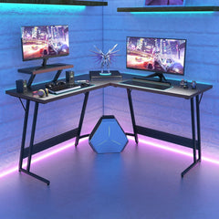 L-Shaped Gaming Desk, Computer Corner Desk and Office Writing Desk for Home