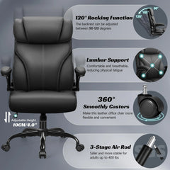 Ergonomic Big and Tall Executive Office Chair, High Back Computer Desk Chair for Home Office and Workspace