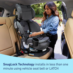 3-in-1 Convertible Car Seat, Rotating, Rear& Forward-Facing, Highback Booster,, Cambridge