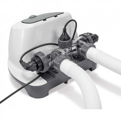 Saltwater Pool Chlorine System with E.C.O. Technology for Above-Ground Pools up to 15,000 Gallons, 110-120V with GFCI