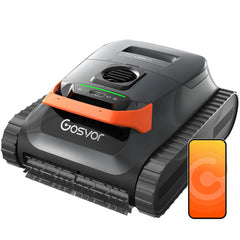 Cordless Robotic Pool Vacuum Cleaner, Smart Navigation with Wall and Waterline Cleaning