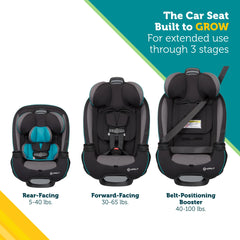 3-in-1 Slim Convertible Car Seat, All-in-One Infant Toddler Booster Seat, Rear & Forward Facing Child Safety Seat