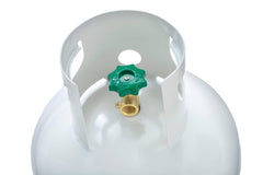 100 lb Steel Propane Cylinder POL Valve (Ships Empty) Configuration C