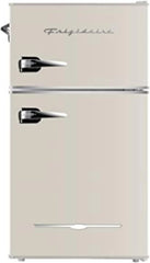Retro Mini Fridge with Freezer& Side Bottle Opener-Small 2 Door Refrigerator for Office Bar or College Dorm Room-3.1 Cu Ft 19 "D x 20.5" W x 33.5" H