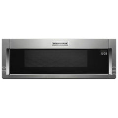 30-Inch Low Profile Microwave Hood, 1000W, Stainless Steel, Dual LED, 4-Speed Ventilation