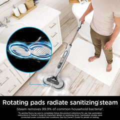 All-in-One Hard Floor Steam Mop, Multi-Surface Steam Cleaner with Powerful Steam Blaster for Tile, Wood & Home Cleaning