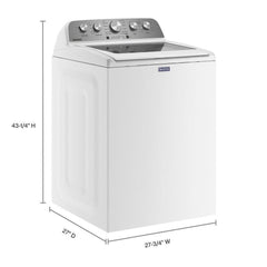 4.8 cu. ft. Top Load Washer with Extra Power Boost, White MVW5430MW