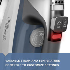Professional Steam Iron for Clothes, Powerful High Steam Output Garment Iron for Home and Travel