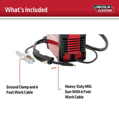 90i FC Flux-Cored Wire Feeder Welder (No Gas) K5255-1