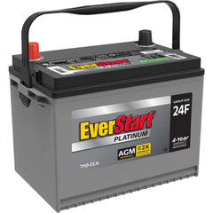 Automotive Battery, Group Size 24F 12 Volt, 750 CCA - MadeInUSA