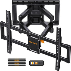 Full Motion TV Wall Mount for 42-85 Inch TVs, Adjustable Swivel Tilt Bracket for Flat Screen Televisions