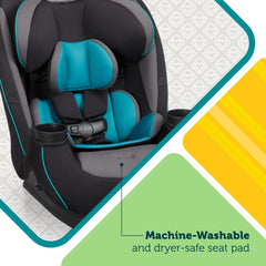 3-in-1 Slim Convertible Car Seat, All-in-One Infant Toddler Booster Seat, Rear & Forward Facing Child Safety Seat